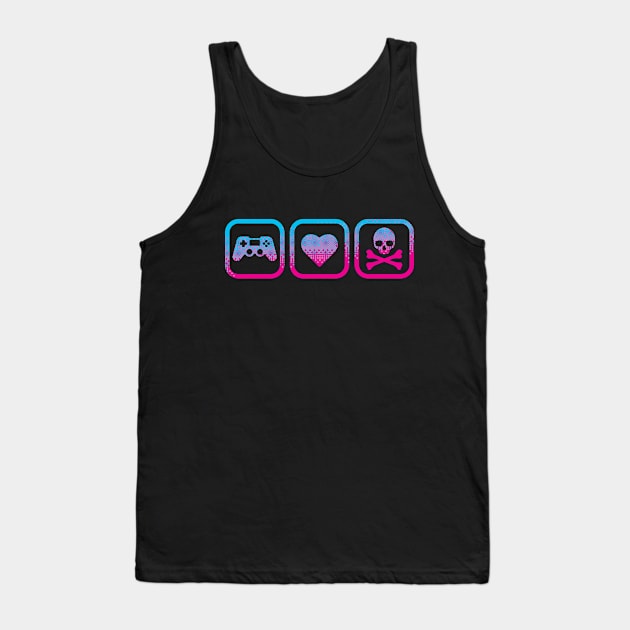 Life Death Videogames Tank Top by mannypdesign